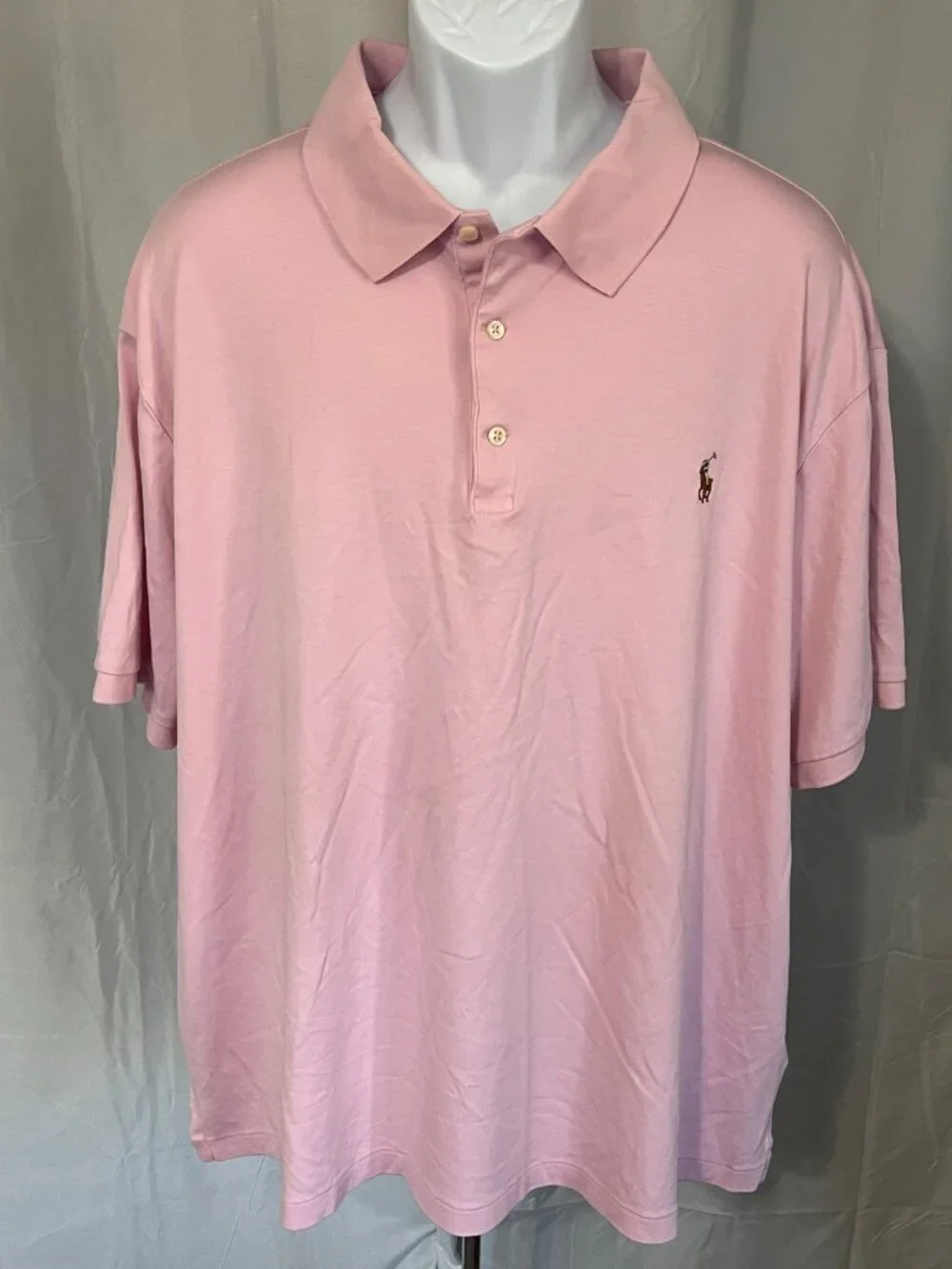 ⛳ Polo Ralph Lauren Men’s Pink Golf Polo Shirt 3XB Big 3XL 🏌️